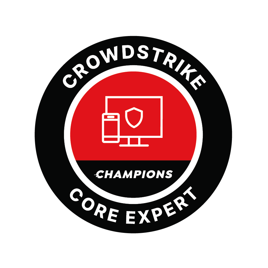 شارة CrowdStrike Champions Core Expert